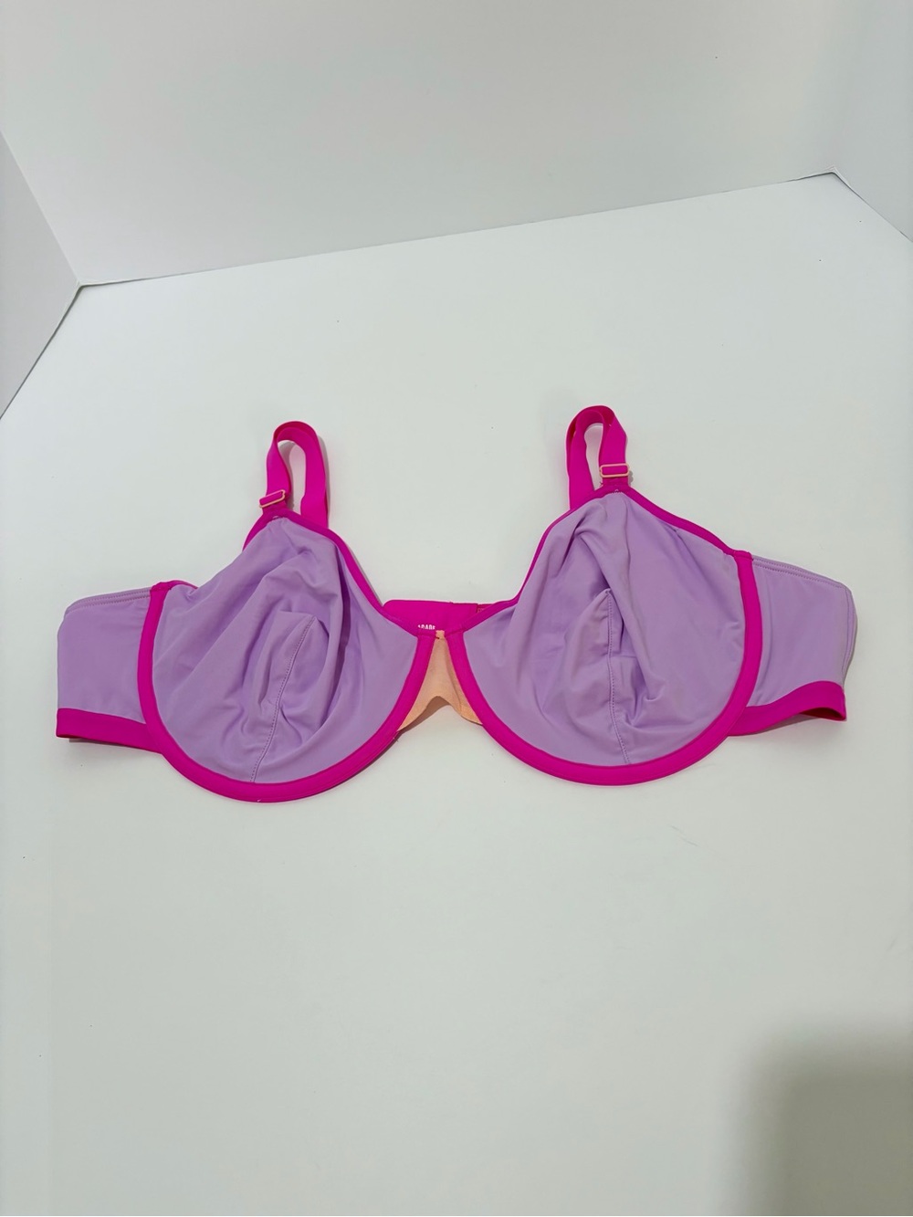 Parade Two-Tone Lilac and Hot Pink Underwire Bralette